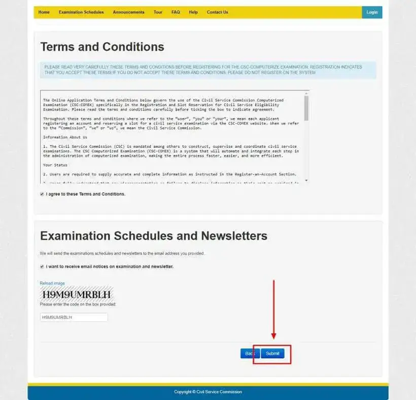 COMEX Account Registration Terms and Conditions