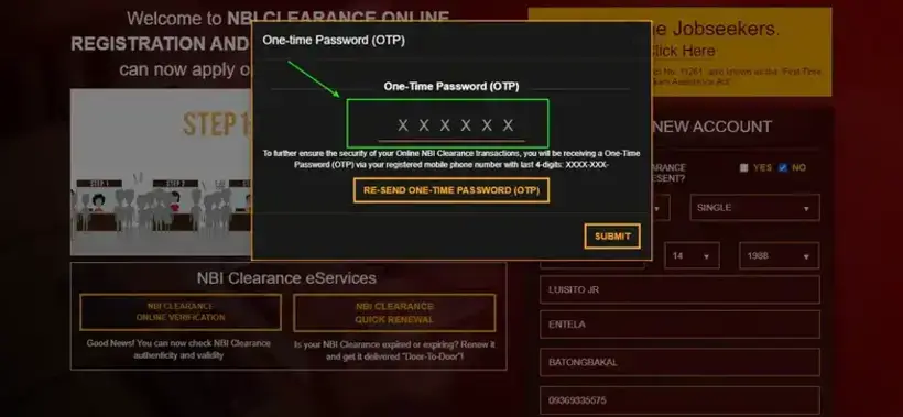 NBI Clearance Online Application
