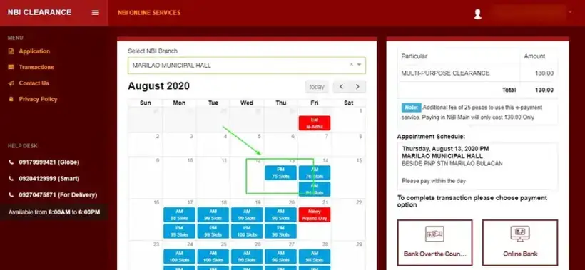 NBI Clearance Online Application