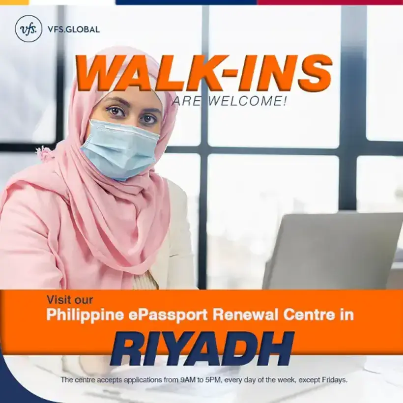 Riyadh VFS Philippine Passport Renewal