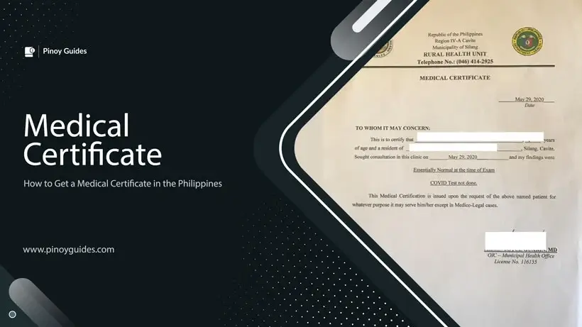 How to Get a Medical Certificate in the Philippines