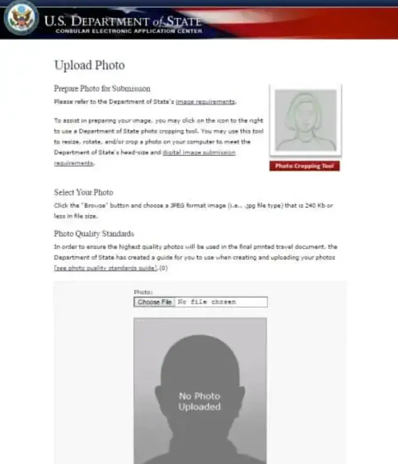 US Visa Application Form