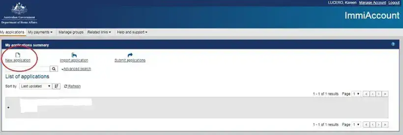 Australian Visa Application
