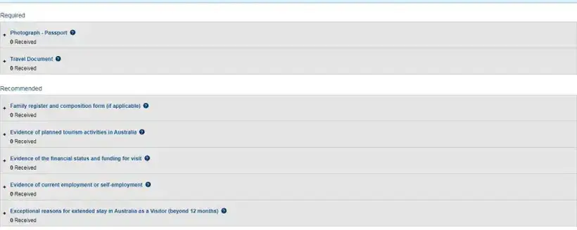 Australian Visa Application