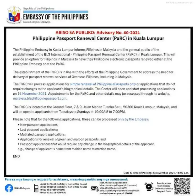 How to Renew Philippine Passport in Malaysia