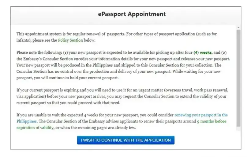 Philippine Passport Renewal in Singapore